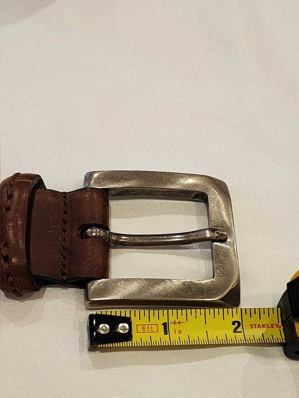 Armani Jeans Men's Brown Leather Belt